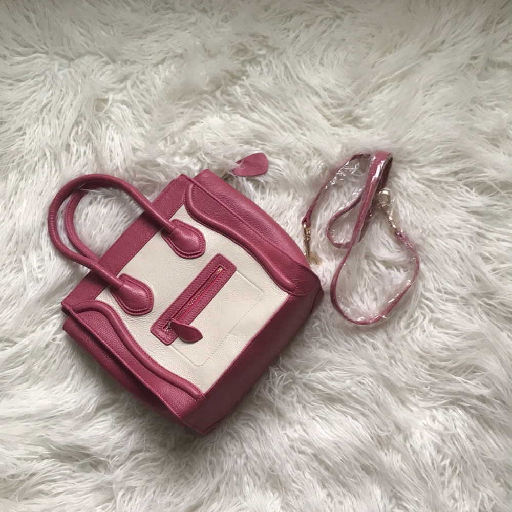 Cute pink and cream purse